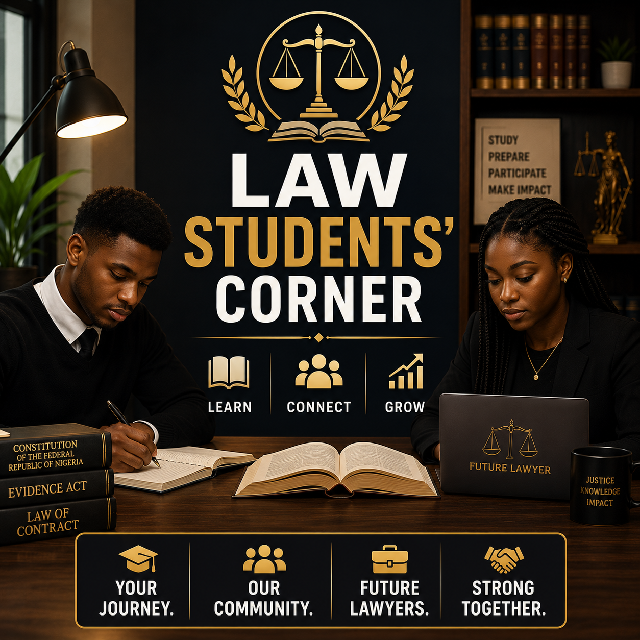 Law Students' Corner circle cover